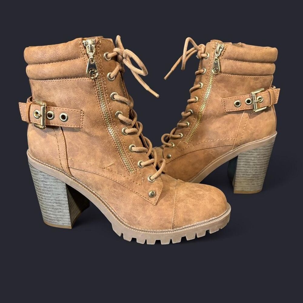 Guess Women's Tan and Brown Boots